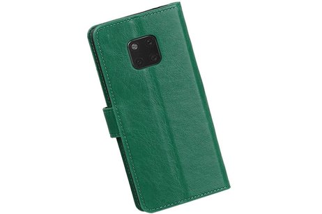 Zakelijke Bookstyle Hoesje voor Huawei Mate 20 Pro Groen