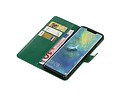BAOHU Zakelijke Book Case Telefoonhoesje Geschikt voor de Huawei Mate 20 Pro - Portemonnee Hoesje - Pasjeshouder Wallet Case - Groen
