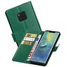 BAOHU Zakelijke Bookstyle Hoesje Huawei Mate 20 Pro Groen