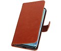 BAOHU Zakelijke Book Case Telefoonhoesje Geschikt voor de Huawei Mate 20 Pro - Portemonnee Hoesje - Pasjeshouder Wallet Case - Bruin