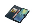BAOHU Zakelijke Book Case Telefoonhoesje Geschikt voor de Huawei Mate 20 X - Portemonnee Hoesje - Pasjeshouder Wallet Case - Blauw