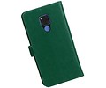 Zakelijke Bookstyle Hoesje voor Huawei Mate 20 X Groen