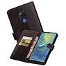 BAOHU Zakelijke Bookstyle Hoesje Huawei Mate 20 X Mocca