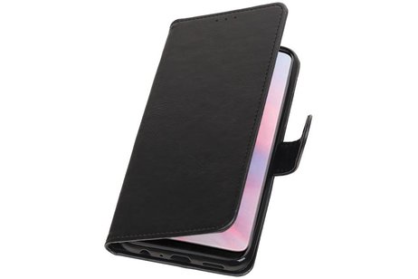 BAOHU Zakelijke Book Case Telefoonhoesje Geschikt voor de Huawei Y9 2019 - Portemonnee Hoesje - Pasjeshouder Wallet Case - Zwart