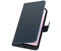 BAOHU Zakelijke Book Case Telefoonhoesje Geschikt voor de Huawei Y9 2019 - Portemonnee Hoesje - Pasjeshouder Wallet Case - Blauw