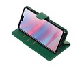 BAOHU Zakelijke Book Case Telefoonhoesje Geschikt voor de Huawei Y9 2019 - Portemonnee Hoesje - Pasjeshouder Wallet Case - Groen