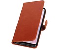 BAOHU Zakelijke Book Case Telefoonhoesje Geschikt voor de Huawei Y9 2019 - Portemonnee Hoesje - Pasjeshouder Wallet Case - Bruin