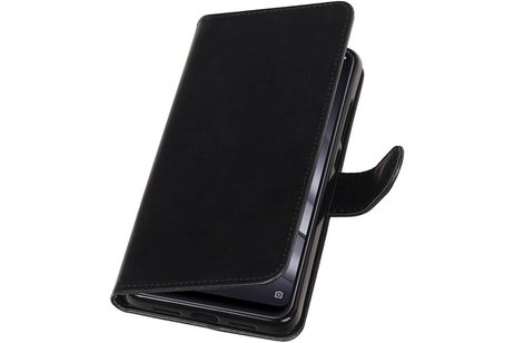 BAOHU Zakelijke Book Case Telefoonhoesje - Portemonnee Hoesje - Pasjeshouder Wallet Case - Geschikt voor XiaoMi Mi 8 Lite - Zwart