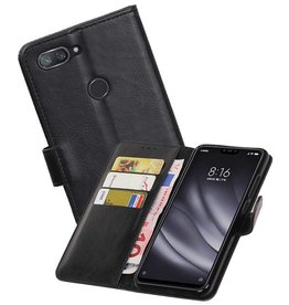 BAOHU Zakelijke Bookstyle Hoesje XiaoMi Mi 8 Lite Zwart