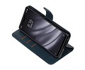 BAOHU Zakelijke Book Case Telefoonhoesje - Portemonnee Hoesje - Pasjeshouder Wallet Case - Geschikt voor XiaoMi Mi 8 Lite - Blauw