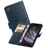 BAOHU Zakelijke Bookstyle Hoesje XiaoMi Mi 8 Lite Blauw