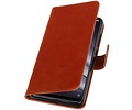 BAOHU Zakelijke Book Case Telefoonhoesje - Portemonnee Hoesje - Pasjeshouder Wallet Case - Geschikt voor XiaoMi Mi 8 Lite - Bruin