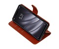 BAOHU Zakelijke Book Case Telefoonhoesje - Portemonnee Hoesje - Pasjeshouder Wallet Case - Geschikt voor XiaoMi Mi 8 Lite - Bruin