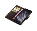 BAOHU Zakelijke Book Case Telefoonhoesje - Portemonnee Hoesje - Pasjeshouder Wallet Case - Geschikt voor XiaoMi Mi 8 Lite - Mocca