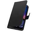 BAOHU Zakelijke Book Case Telefoonhoesje Geschikt voor de XiaoMi Redmi Note 6 Pro - Portemonnee Hoesje - Pasjeshouder Wallet Case - Zwart