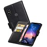 BAOHU Zakelijke Bookstyle Hoesje XiaoMi Redmi Note 6 Pro Zwart