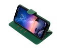 BAOHU Zakelijke Book Case Telefoonhoesje Geschikt voor de XiaoMi Redmi Note 6 Pro - Portemonnee Hoesje - Pasjeshouder Wallet Case - Groen