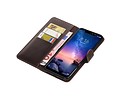 BAOHU Zakelijke Book Case Telefoonhoesje Geschikt voor de XiaoMi Redmi Note 6 Pro - Portemonnee Hoesje - Pasjeshouder Wallet Case - Mocca