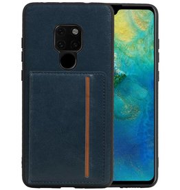 BAOHU Staand Back Cover 1 Pasjes Huawei Mate 20 Navy