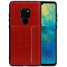 Staand Back Cover 1 Pasjes Huawei Mate 20 Rood