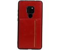 BAOHU Staand Back Cover met 1 Pasjeshouder Hoesje Geschikt voor Huawei Mate 20 Rood