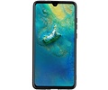 BAOHU Staand Back Cover met 1 Pasjeshouder Hoesje Geschikt voor Huawei Mate 20 Mocca