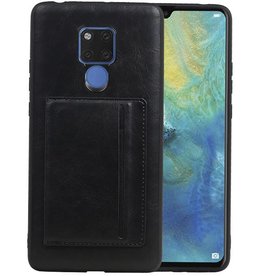 Staand Back Cover 1 Pasjes Huawei Mate 20 X Zwart