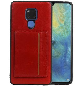 BAOHU Staand Back Cover 1 Pasjes Huawei Mate 20 X Rood