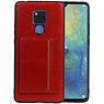 Staand Back Cover 1 Pasjes Huawei Mate 20 X Rood