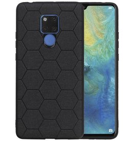 Hexagon Hard Case Huawei Mate 20 X Zwart