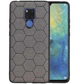BAOHU Hexagon Hard Case Huawei Mate 20 X Grijs