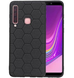 BAOHU Hexagon Hard Case Samsung Galaxy A9 2018 Zwart