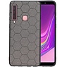 Hexagon Hard Case Samsung Galaxy A9 2018 Grijs