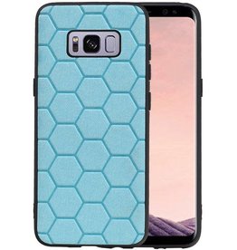 BAOHU Hexagon Hard Case Samsung Galaxy S8 Blauw