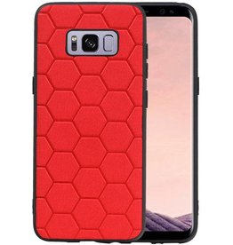 BAOHU Hexagon Hard Case Samsung Galaxy S8 Rood