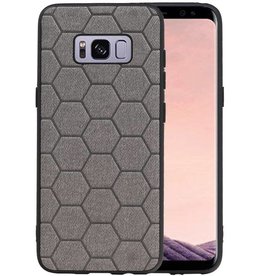 BAOHU Hexagon Hard Case Samsung Galaxy S8 Grijs