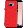 BAOHU Hexagon Hard Case Samsung Galaxy S8 Plus Rood