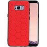 Hexagon Hard Case Samsung Galaxy S8 Plus Rood