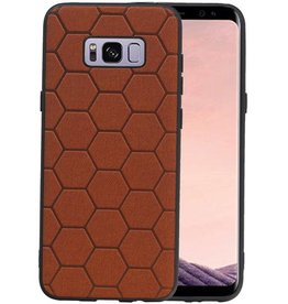 Hexagon Hard Case Samsung Galaxy S8 Plus Bruin