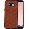 Hexagon Hard Case Samsung Galaxy S8 Plus Bruin