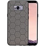 BAOHU Hexagon Hard Case Samsung Galaxy S8 Plus Grijs