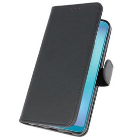 BAOHU Samsung Galaxy A8s Hoesje Kaarthouder Book Case Telefoonhoesje Zwart