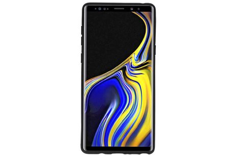 BAOHU Rood Tough Armor Kaarthouder Stand Hoesje - Hoesje Geschikt voor Samsung Note 9