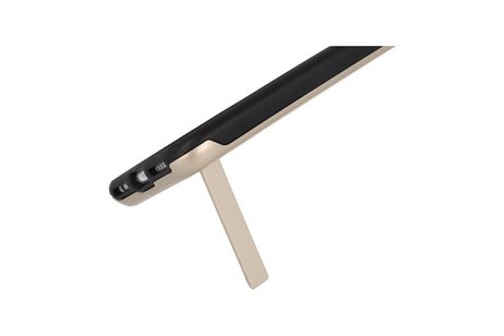 BAOHU Goud Tough Armor Kaarthouder Stand Hoesje - Hoesje Geschikt voor Samsung Note 9