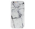 Marble Wit Print Hardcase voor iPhone 6