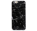 BAOHU Marble Zwart Print Hardcase - Hoesje Geschikt voor iPhone 6