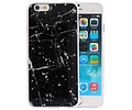 BAOHU Marble Zwart Print Hardcase - Hoesje Geschikt voor iPhone 6
