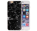 BAOHU Marble Zwart Print Hardcase - Hoesje Geschikt voor iPhone 6 Plus