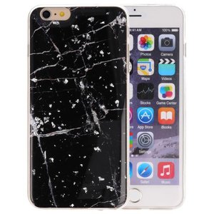 BAOHU Marble Zwart Print Hardcase - Hoesje Geschikt voor iPhone 6 Plus