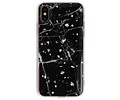 Marble Zwart Print Hardcase voor iPhone X / XS